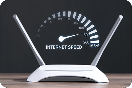 Continuous high-speed connectivity
across global routes